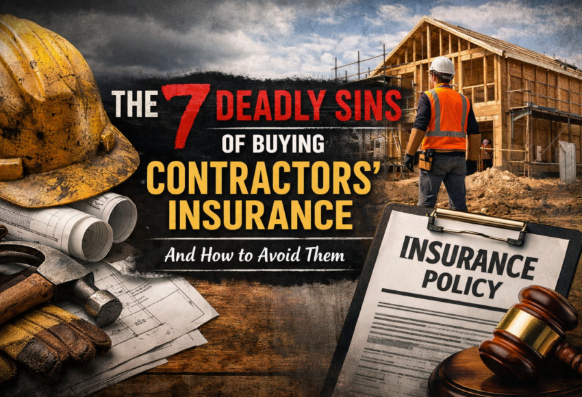 The 7 Deadly Sins of buying Contractors Insurance